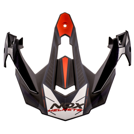 kšilt pro přilby N312 TRACK, NOX (modrá,červená)