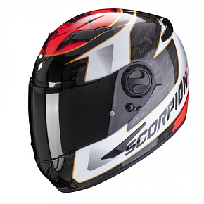 Moto přilba SCORPION EXO-490 TOUR bílo/červená Moto přilba SCORPION EXO-490 TOUR bílo/červená