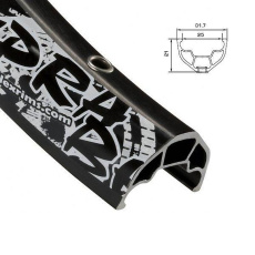 Alex Supra BH 26" ráfek 36 děr černý - DH, FR, Enduro Alex Supra BH 26" ráfek 36 děr černý - DH, FR, Enduro