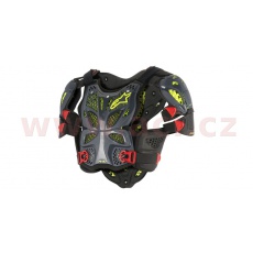 chránič těla A-10 2022 splňující předpisy FIM, ALPINESTARS (černý antracit/žlutý fluo/červený) chránič těla A-10 2022 splňující předpisy FIM, ALPINESTARS (černý antracit/žlutý fluo/červený)