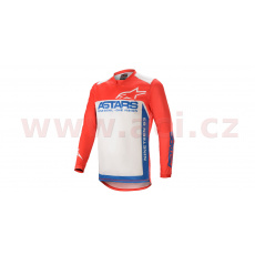 dres RACER SUPERMATIC 2021, ALPINESTARS (červená/modrá/bílá) dres RACER SUPERMATIC 2021, ALPINESTARS (červená/modrá/bílá)