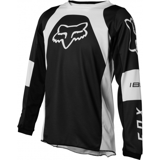 Dětský MX dres Fox Yth 180 Lux Jersey Black 