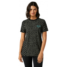 Dámské triko Fox Cheetah Check Ss Tee Black Dámské triko Fox Cheetah Check Ss Tee Black