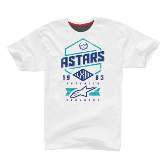 Alpinestars HEX Tech Tee Ride Dry - White Blue Stratos vel. XL