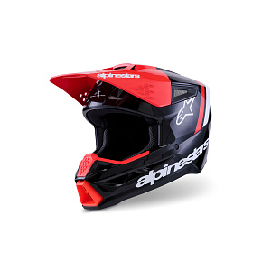 přilba S-M3 RADIUM, ALPINESTARS (černá/červená fluo/bílá) 2027 přilba S-M3 RADIUM, ALPINESTARS (černá/červená fluo/bílá) 2027