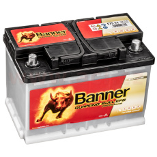 75Ah baterie, 700A, pravá BANNER Running Bull Professional EFB 278x175x190 75Ah baterie, 700A, pravá BANNER Running Bull Professional EFB 278x175x190