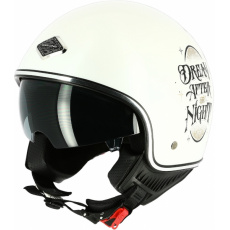 Moto přilba ASTONE MINIJET S 66 NEW TRAD bílá Moto přilba ASTONE MINIJET S 66 NEW TRAD bílá