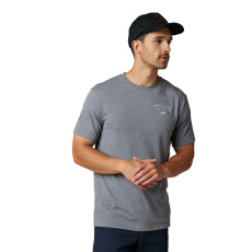 Pánské triko Fox Big Influence Ss Tech Tee Heather Graphite Pánské triko Fox Big Influence Ss Tech Tee Heather Graphite