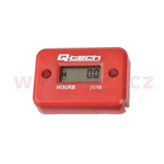 měřič motohodin, Q-TECH (červený) měřič motohodin, Q-TECH (červený)