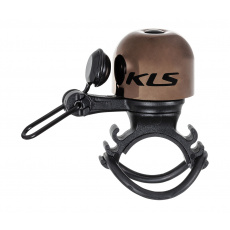 KELLYS Cyklistický Zvonek KLS BANG 50 coffee KELLYS Cyklistický Zvonek KLS BANG 50 coffee