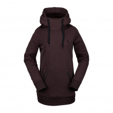 Dámská mikina Volcom Polartec Ridin Hoody Black Red Dámská mikina Volcom Polartec Ridin Hoody Black Red