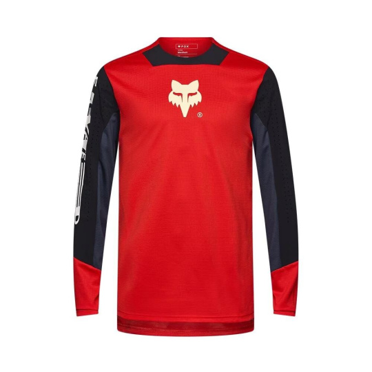 Dětský cyklo dres Fox Yth Defend Ls Jersey Elevated YXL Fluorescent Red *