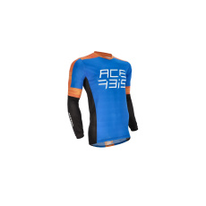 ACERBIS motokros dres MX J-TRACK TWO modrá/oranž ACERBIS motokros dres MX J-TRACK TWO modrá/oranž