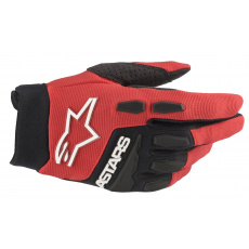 rukavice FULL BORE 2022, ALPINESTARS (červená/černá)