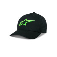 kšiltovka AGELESS SNAPBACK, ALPINESTARS (černá/zelená)
