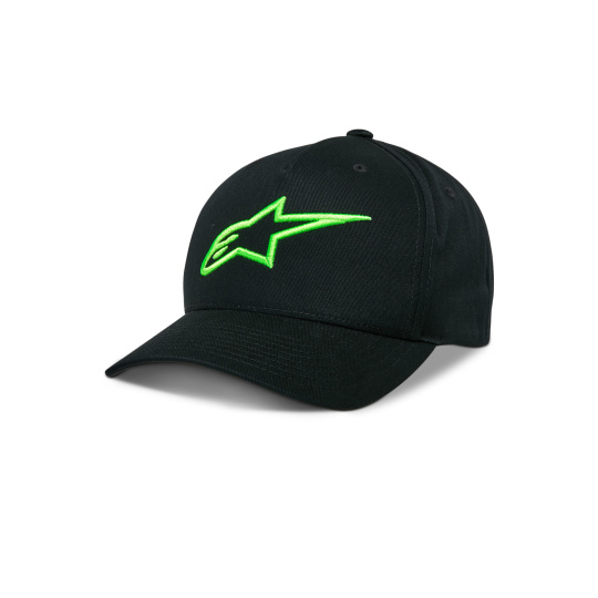 kšiltovka AGELESS SNAPBACK, ALPINESTARS (černá/zelená) kšiltovka AGELESS SNAPBACK, ALPINESTARS (černá/zelená)