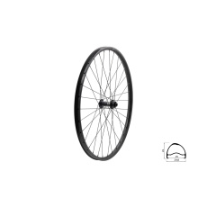 KELLYS Zapletené kolo přední KLS SEGADOR 25 SL DSC F, 28/29", black KELLYS Zapletené kolo přední KLS SEGADOR 25 SL DSC F, 28/29", black