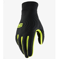 rukavice BRISKER EXTREME, 100% - USA (fluo žlutá/černá)