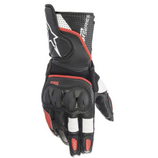 rukavice SP-2, ALPINESTARS (černá/bílá/červená) 2025 rukavice SP-2, ALPINESTARS (černá/bílá/červená) 2025