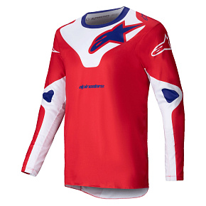 dres RACER VEIL, ALPINESTARS (červená/bílá)