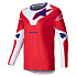 dres RACER VEIL, ALPINESTARS (červená/bílá)