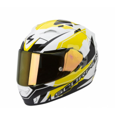 Moto přilba SCORPION EXO-1200 AIR SHARP bílo/žlutá Moto přilba SCORPION EXO-1200 AIR SHARP bílo/žlutá