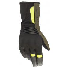 rukavice DENALI AEROGEL DRYSTAR, ALPINESTARS (černá/zelená/žlutá fluo) 2023