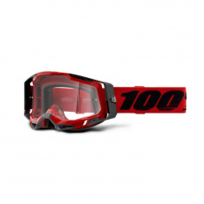 RACECRAFT 2 Goggle Red - Clear Lens