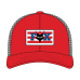 Dětská kšiltovka Fox Yth Unity Flexfit Hat Flame Red 