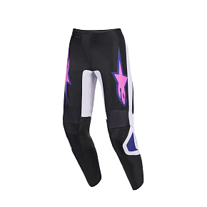 kalhoty FLUID GRID, ALPINESTARS (černá/světle šedá/fialová) 2026 kalhoty FLUID GRID, ALPINESTARS (černá/světle šedá/fialová) 2026