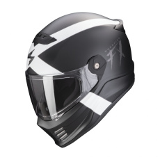 Moto přilba SCORPION COVERT FX GALLUS matná černo/bílá Moto přilba SCORPION COVERT FX GALLUS matná černo/bílá