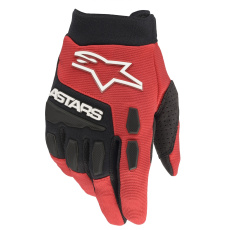 rukavice FULL BORE, ALPINESTARS, dětské (červená/černá) 2025 rukavice FULL BORE, ALPINESTARS, dětské (červená/černá) 2025