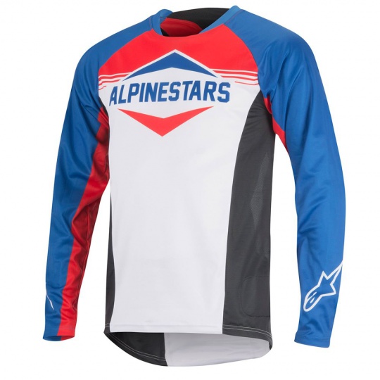 Alpinestars Mesa LS Jersey dres Royal Blue Red White