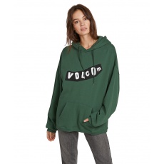 Dámská mikina Volcom Roll It Up Hoody Green Dámská mikina Volcom Roll It Up Hoody Green