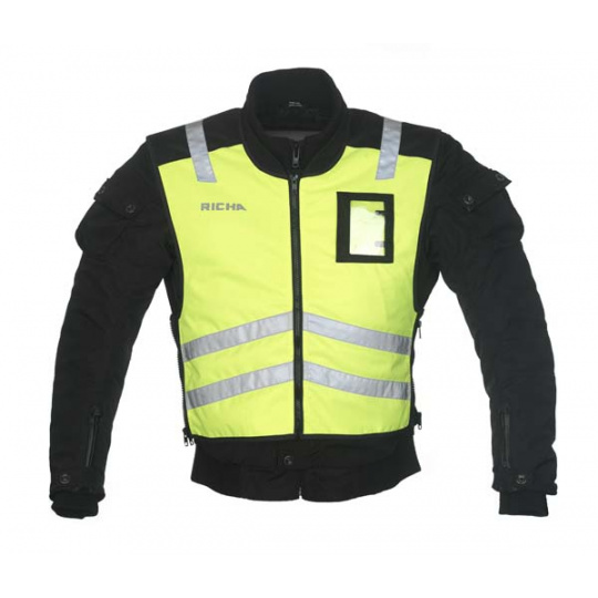 Reflexní moto vesta RICHA SLEEVELESS SAFETY fluo žlutá