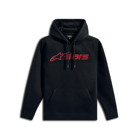 mikina BLAZE HOODIE 3, ALPINESTARS (černá/red)