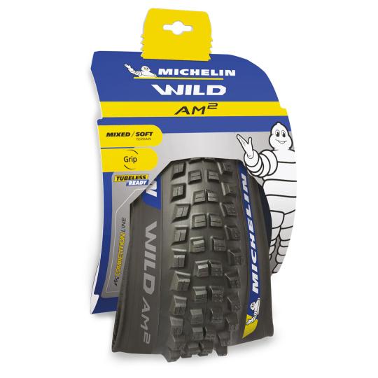 MICHELIN PLÁŠŤ WILD AM2 27,5X2.40 COMPETITION LINE KEVLAR GUM-X TS TLR (490514)