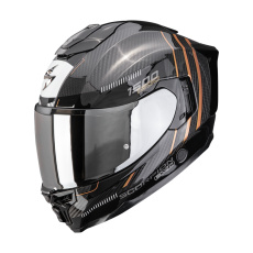 Moto přilba SCORPION EXO-1500 CARBON AIR ZITY černo/měděná