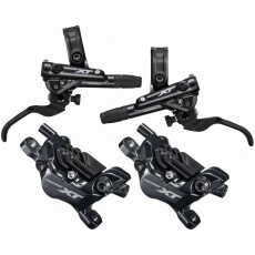 brzda kotoučová SHIMANO XT M8120 čtyřpístková před. a zad. komplet bez kotoučů a adapt., J-kit, box brzda kotoučová SHIMANO XT M8120 čtyřpístková před. a zad. komplet bez kotoučů a adapt., J-kit, box
