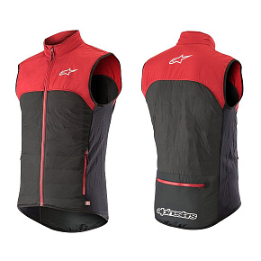 Alpinestars Denali Primaloft Insulated VEST Rio RED Black Alpinestars Denali Primaloft Insulated VEST Rio RED Black