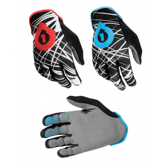 661 REV Wired rukavice - SixSixOne - modré vel. L