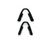 SPEEDCRAFT (SL), S2, S3, GLENDALE Nose Pad Kit - Black