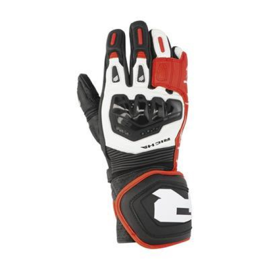 Moto rukavice RICHA STRADALE červeno/bílo/černé