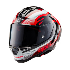 přilba SUPERTECH R10 TEAM, ALPINESTARS (karbon/červená/bílá) 2025 přilba SUPERTECH R10 TEAM, ALPINESTARS (karbon/červená/bílá) 2025