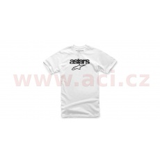 triko HERITAGE BLAZE TEE krátký rukáv, ALPINESTARS (bílá/černá) triko HERITAGE BLAZE TEE krátký rukáv, ALPINESTARS (bílá/černá)