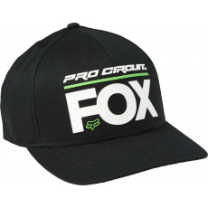 Pánská kšiltovka Fox Pro Circuit Flexfit Hat Black Pánská kšiltovka Fox Pro Circuit Flexfit Hat Black