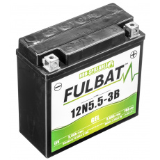 baterie 12V, 12N5.5-3B GEL, 12V, 5.5Ah, 55A, bezúdržbová GEL technologie 135x60x130 FULBAT (aktivovaná ve výrobě)