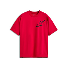 triko ONE OVERSIZED CSF, ALPINESTARS (červená)