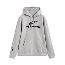 mikina PRELUDE OVERSIZED HOODIE, ALPINESTARS (šedá)