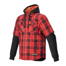 košile MO.ST.EQ TARTAN, ALPINESTARS (červená/černá) 2025 košile MO.ST.EQ TARTAN, ALPINESTARS (červená/černá) 2025